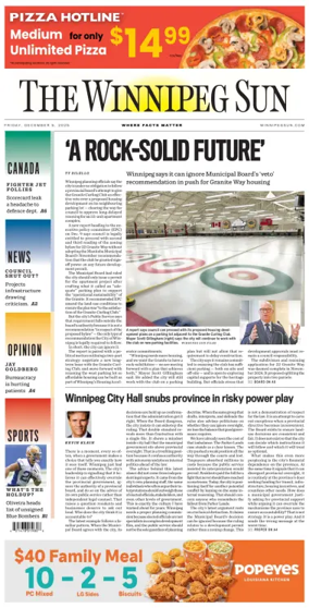 Cover of Winnipeg Sun