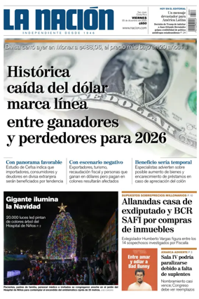 Cover of La Nacion (Costa Rica)