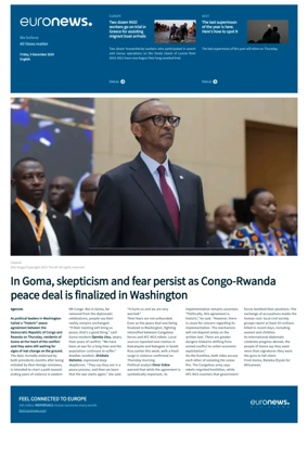 Cover of EuroNews (English Edition)