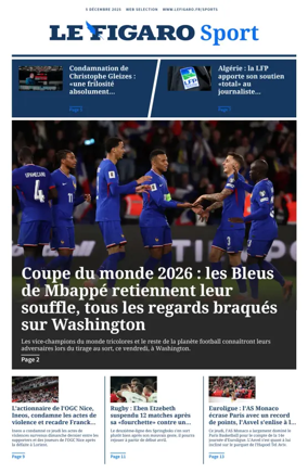 Cover of Le Figaro Sport