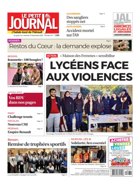 Cover of Le Petit Journal - L'hebdo local de l'Hérault