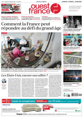 Cover of Ouest France (Lannion)