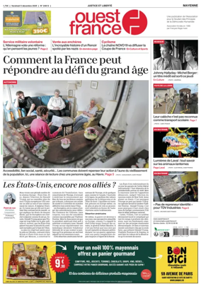 Cover of Ouest France (Laval)
