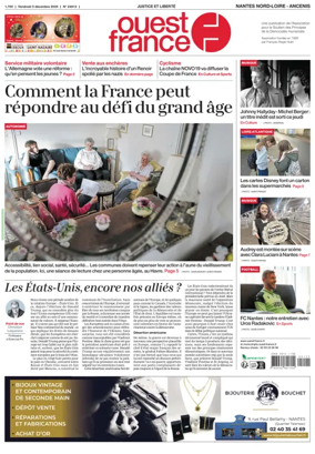 Cover of Ouest France (Nantes / Nord-Loire)