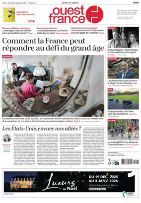 Cover of Ouest France (Orne)