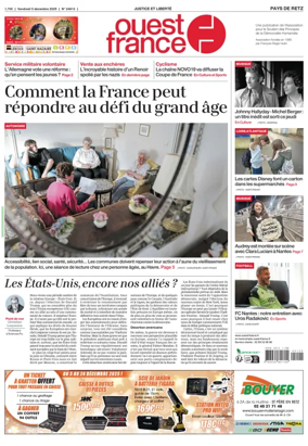 Cover of Ouest France (Pornic / Pays de Retz)