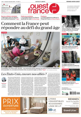 Cover of Ouest France (Rennes Nord)