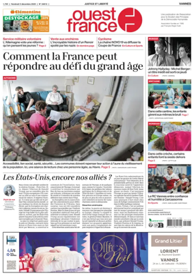 Cover of Ouest France (Vannes)