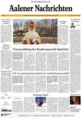 Cover of Aalener Nachrichten