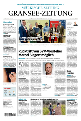 Cover of Gransee-Zeitung