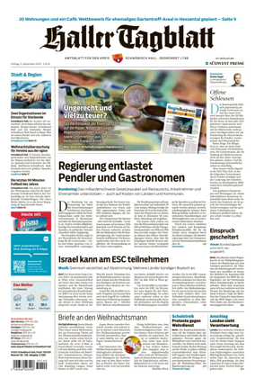 Cover of Haller Tagblatt