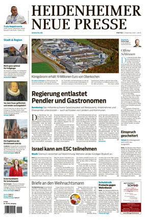 Cover of Heidenheimer Neue Presse