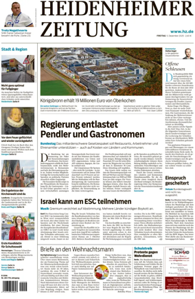 Cover of Heidenheimer Zeitung