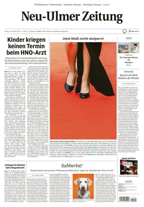 Cover of Neu-Ulmer Zeitung