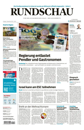 Cover of Rundschau für den Schwäbischen Wald – Der Kocherbote