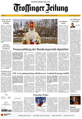 Cover of Trossinger Zeitung