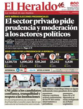 Cover of Diario El Heraldo