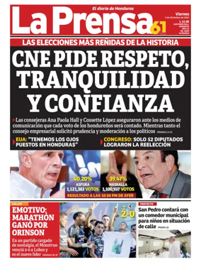 Cover of Diario La Prensa