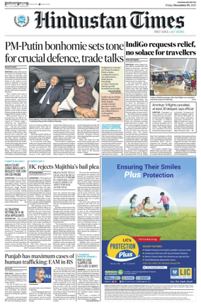 Cover of Hindustan Times (Chandigarh)