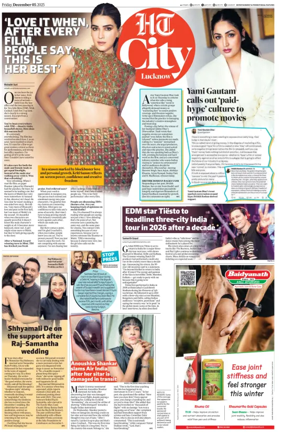 Cover of Hindustan Times (Lucknow) - Live