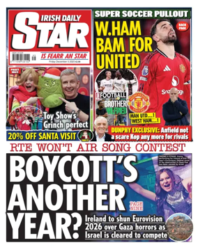 Cover of Irish Daily Star