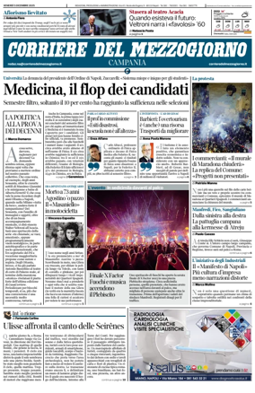 Cover of Corriere del Mezzogiorno (Campania)