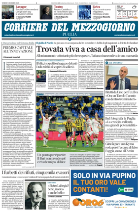 Cover of Corriere del Mezzogiorno (Puglia)
