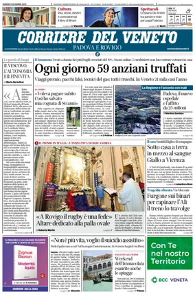 Cover of Corriere del Veneto (Padova e Rovigo)