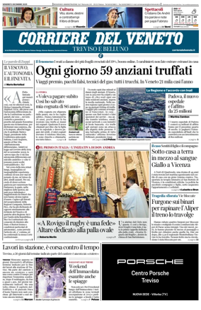 Cover of Corriere del Veneto (Treviso e Belluno)