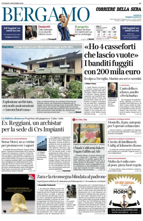 Cover of Corriere della Sera (Bergamo)