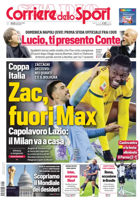 Cover of Corriere dello Sport
