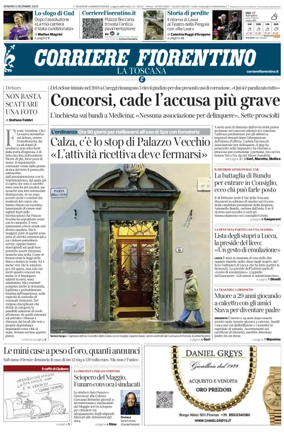 Cover of Corriere Fiorentino