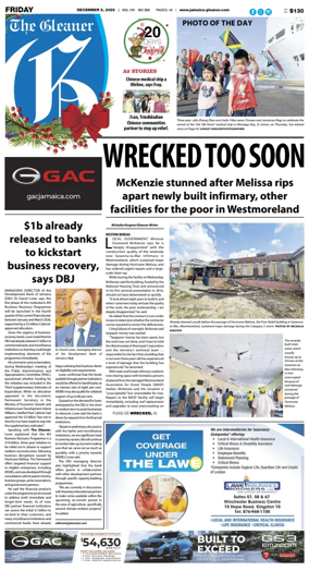 Cover of Jamaica Gleaner