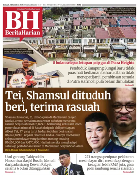 Cover of Berita Harian