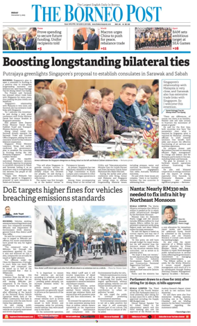 Cover of The Borneo Post