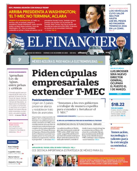 Cover of El Financiero