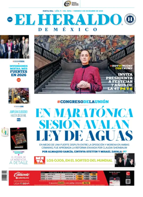 Cover of El Heraldo de Mexico