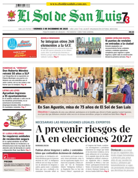 Cover of El Sol de San Luis Potosi