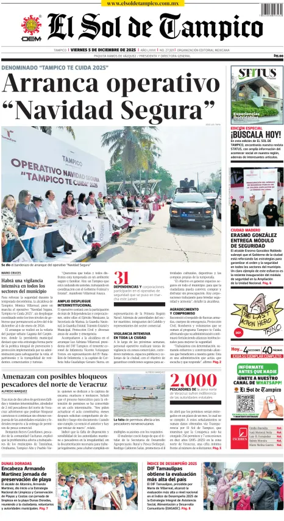 Cover of El Sol de Tampico