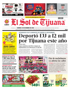 Cover of El Sol de Tijuana