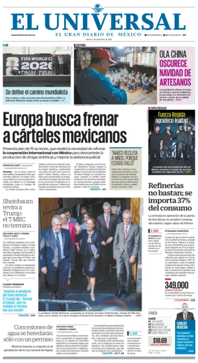 Cover of El Universal