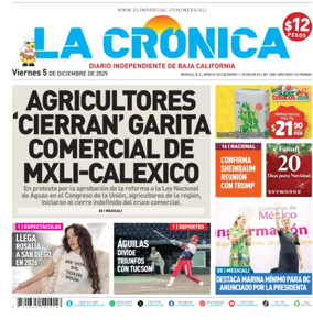 Cover of La Crónica