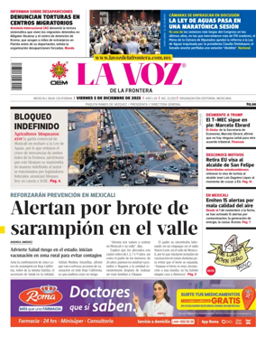 Cover of La Voz de la Frontera