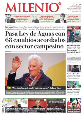 Cover of Milenio Jalisco