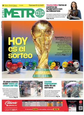 Cover of Publimetro Quintana Roo
