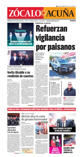 Cover of Zócalo Acuña