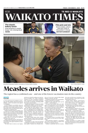 Cover of Waikato Times