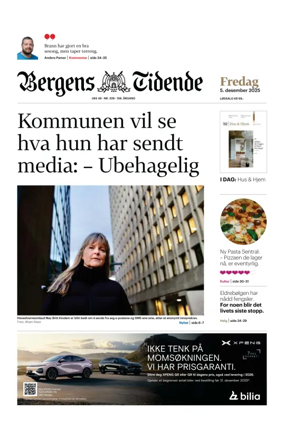 Cover of Bergens Tidende