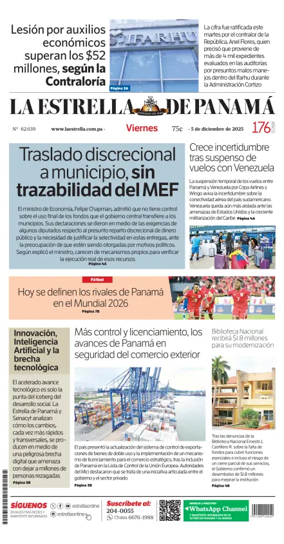 Cover of La Estrella de Panama