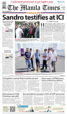 Cover of Manila Times